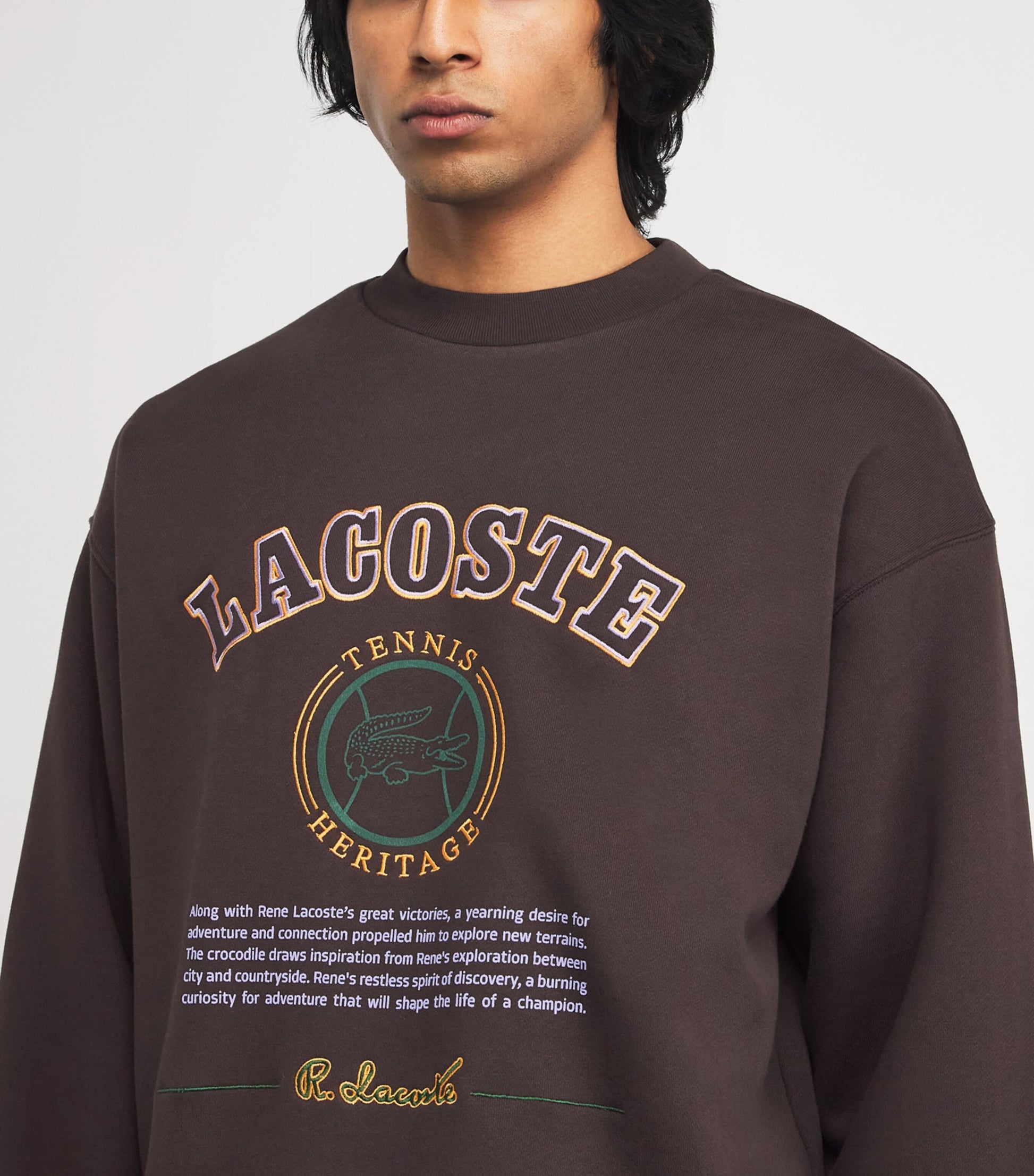 Cotton Logo-Embroidered Sweatshirt