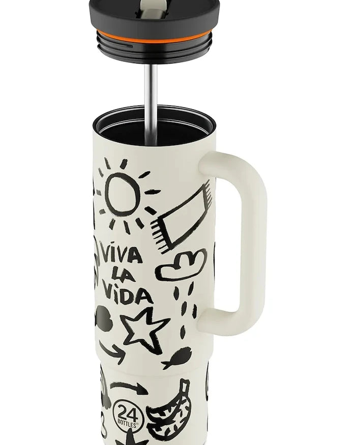 24bottles Straw Cup 800 Viva la Vida