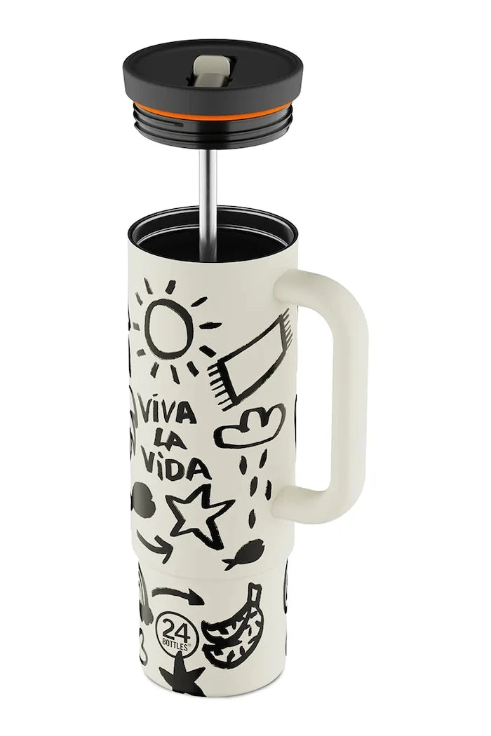 24bottles Straw Cup 800 Viva la Vida