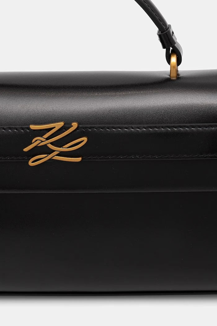 Karl Lagerfeld чанта дамска от кожа K/AUTOGRAPH