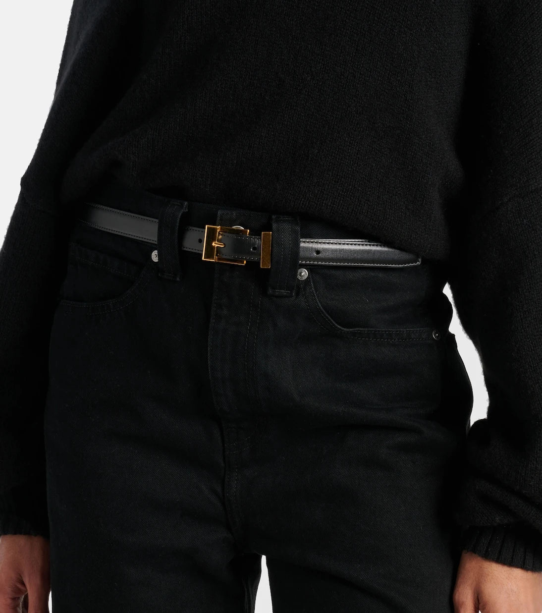 Khaite - Manhattan leather belt
