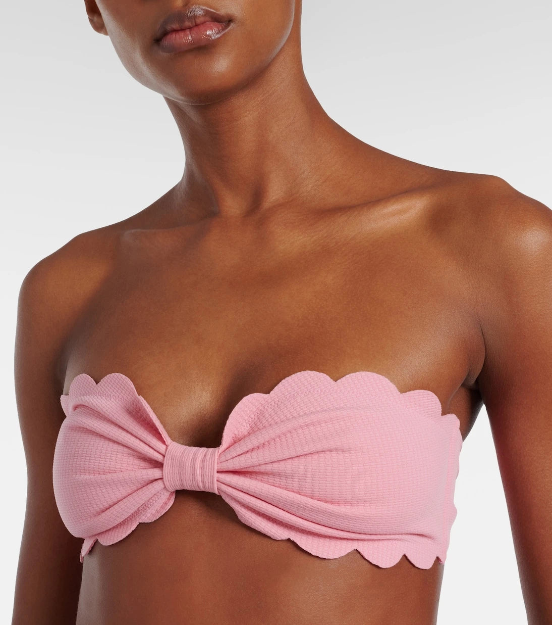Marysia - Antibes scalloped bikini top
