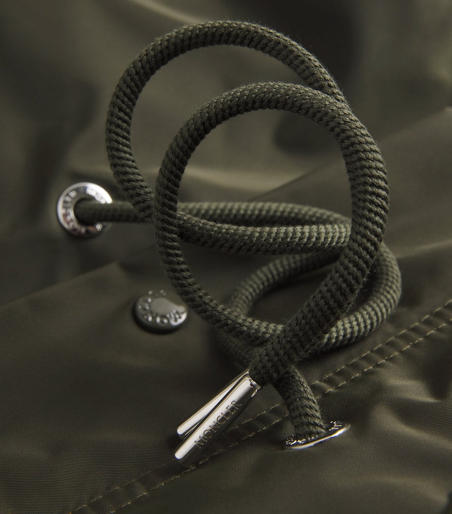 Moncler Green Water-Repellent Hooded Noizay Parka