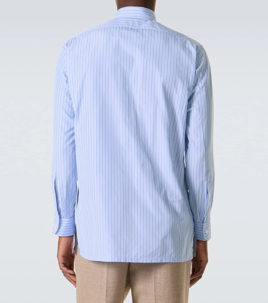 Charvet - Striped cotton poplin shirt