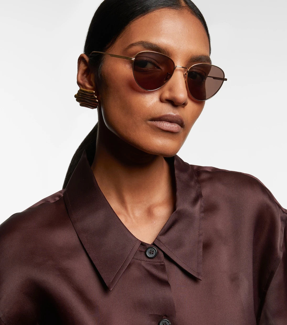 Khaite - x Oliver Peoples Aviator sunglasses
