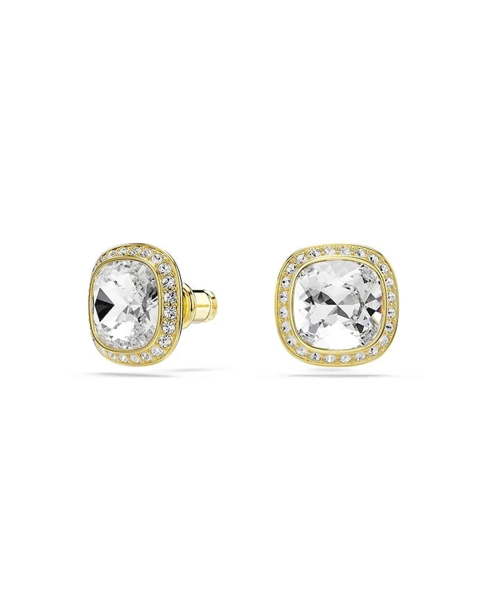 Swarovski kadın altın kaplama kristalli küpeler UNA