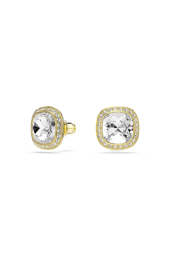 Swarovski kadın altın kaplama kristalli küpeler UNA