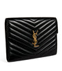 Saint Laurent Black Small Envelope Clutch Bag