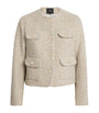 White Bouclé Tweed Jacket