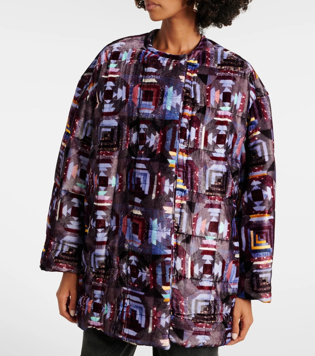 Isabel Marant - Doriane printed puffer coat