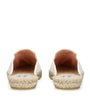 Manebi White La Havana Espadrille Slippers