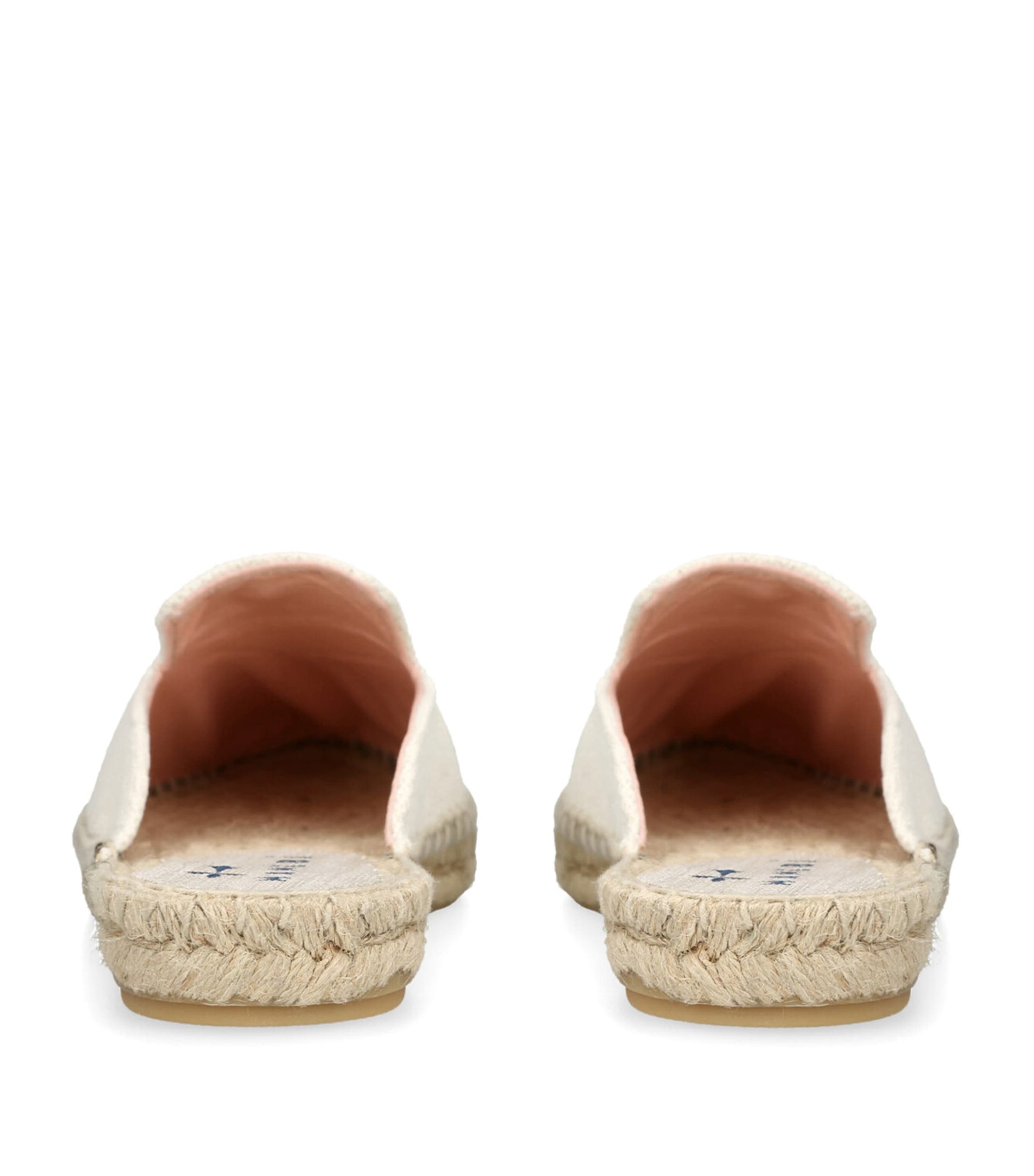 Manebi White La Havana Espadrille Slippers