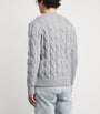 Eleventy Blue Wool Braided Sweater