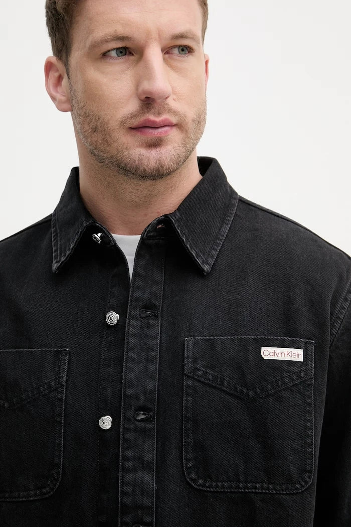 Calvin Klein Jeans риза мъжка от деним