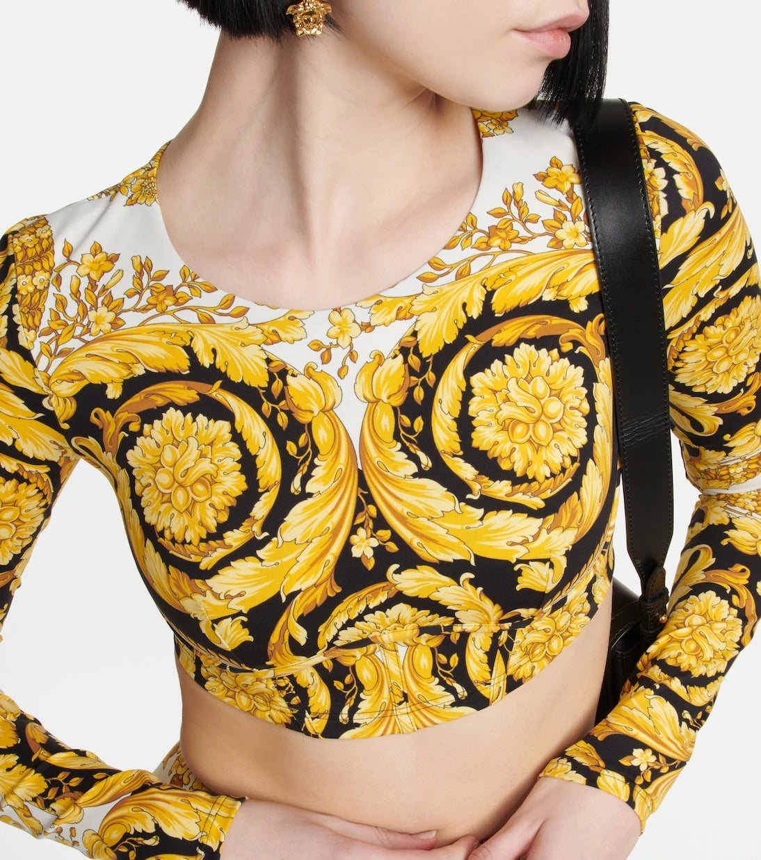 Versace - Barocco crop top