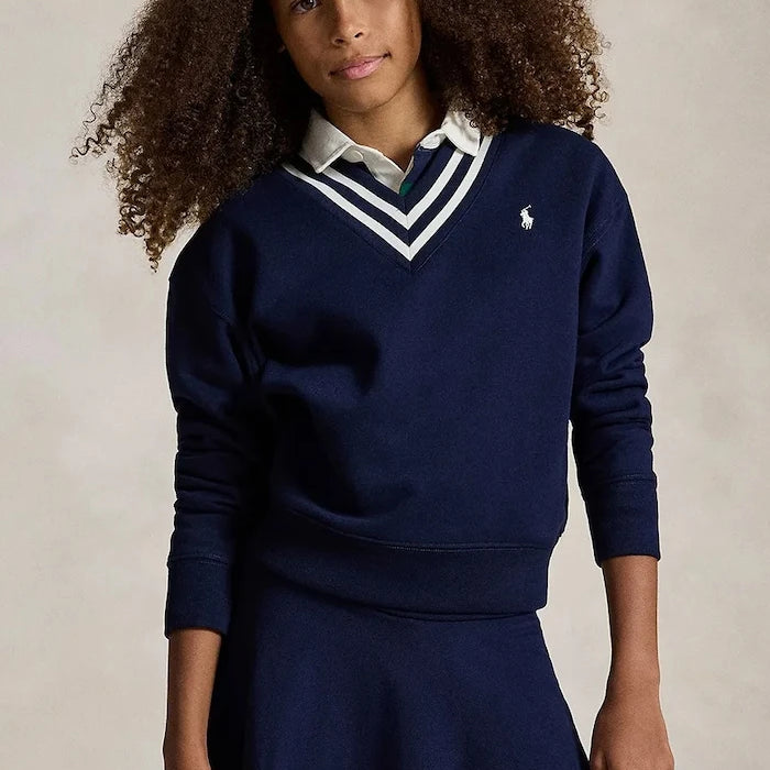 Çocuklar için pamuklu Polo Ralph Lauren sweatshirt