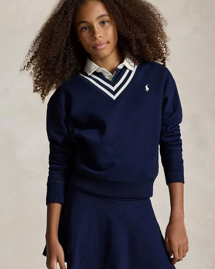 Çocuklar için pamuklu Polo Ralph Lauren sweatshirt