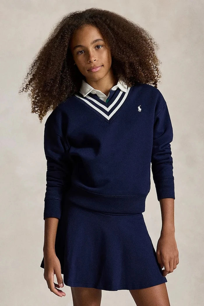 Çocuklar için pamuklu Polo Ralph Lauren sweatshirt