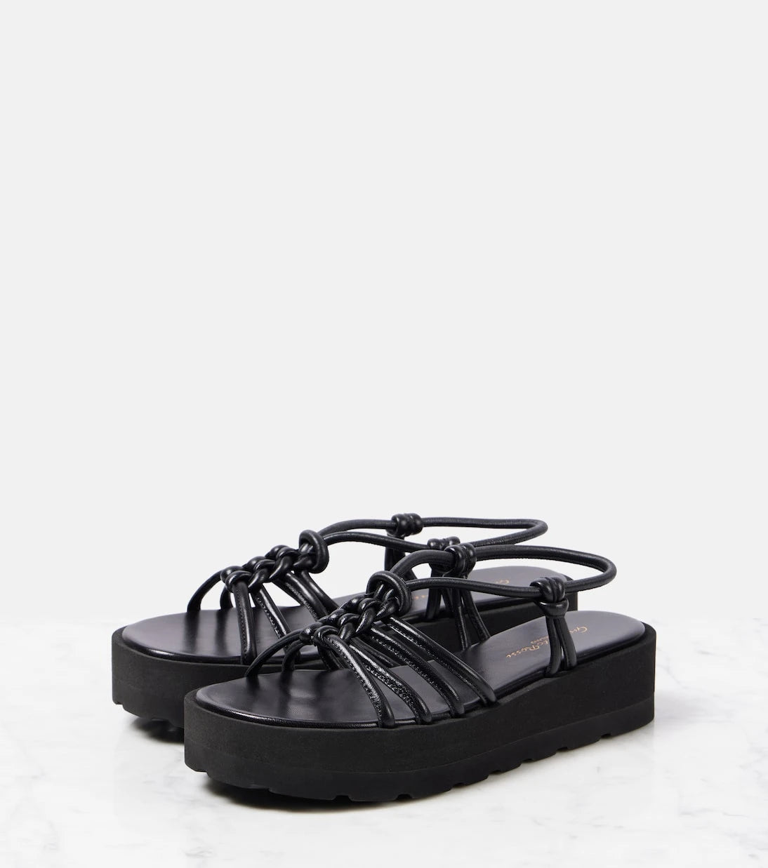 Gianvito Rossi - Hebe platform leather sandals