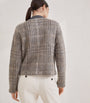 Brunello Cucinelli White Mohair, Virgin Wool and Cashmere Jacquard Cardigan