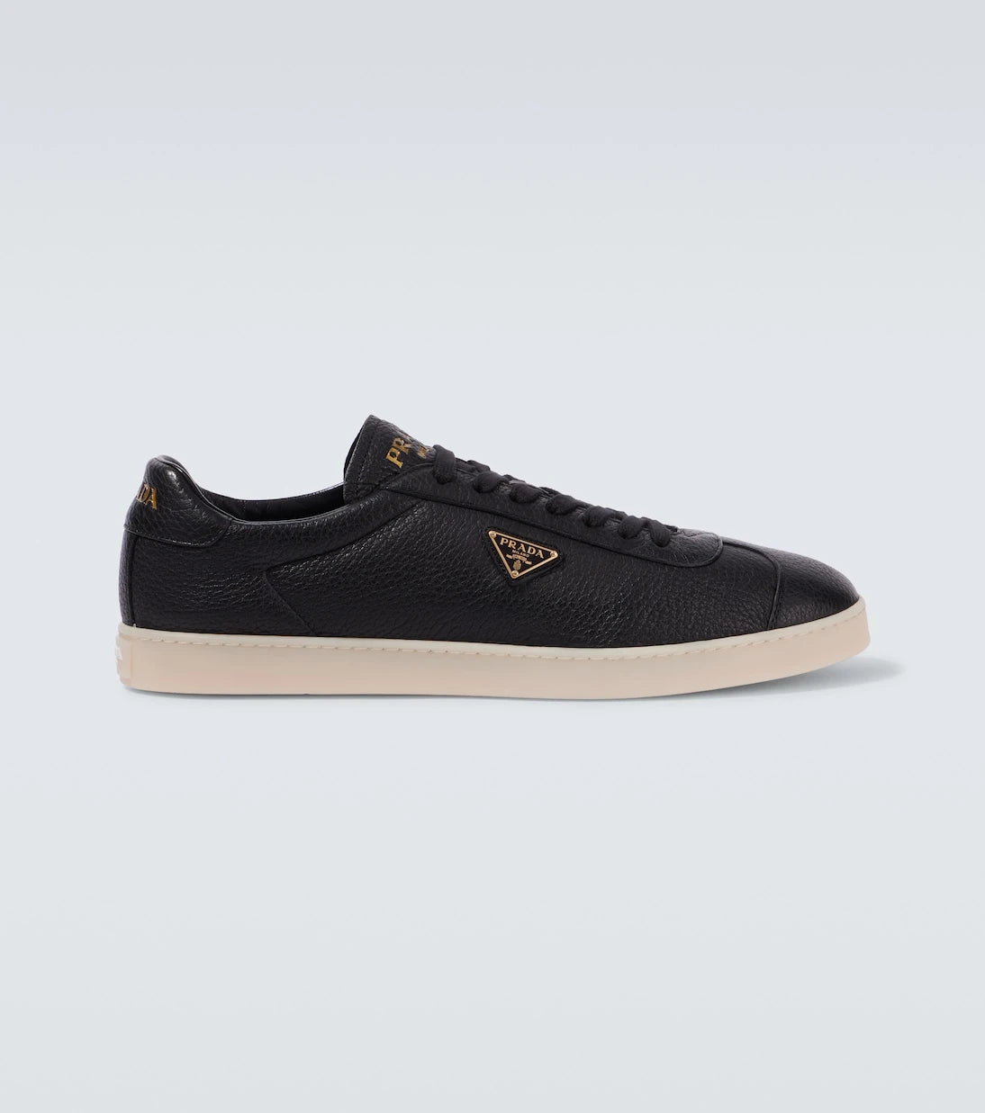 Prada - Lane leather sneakers