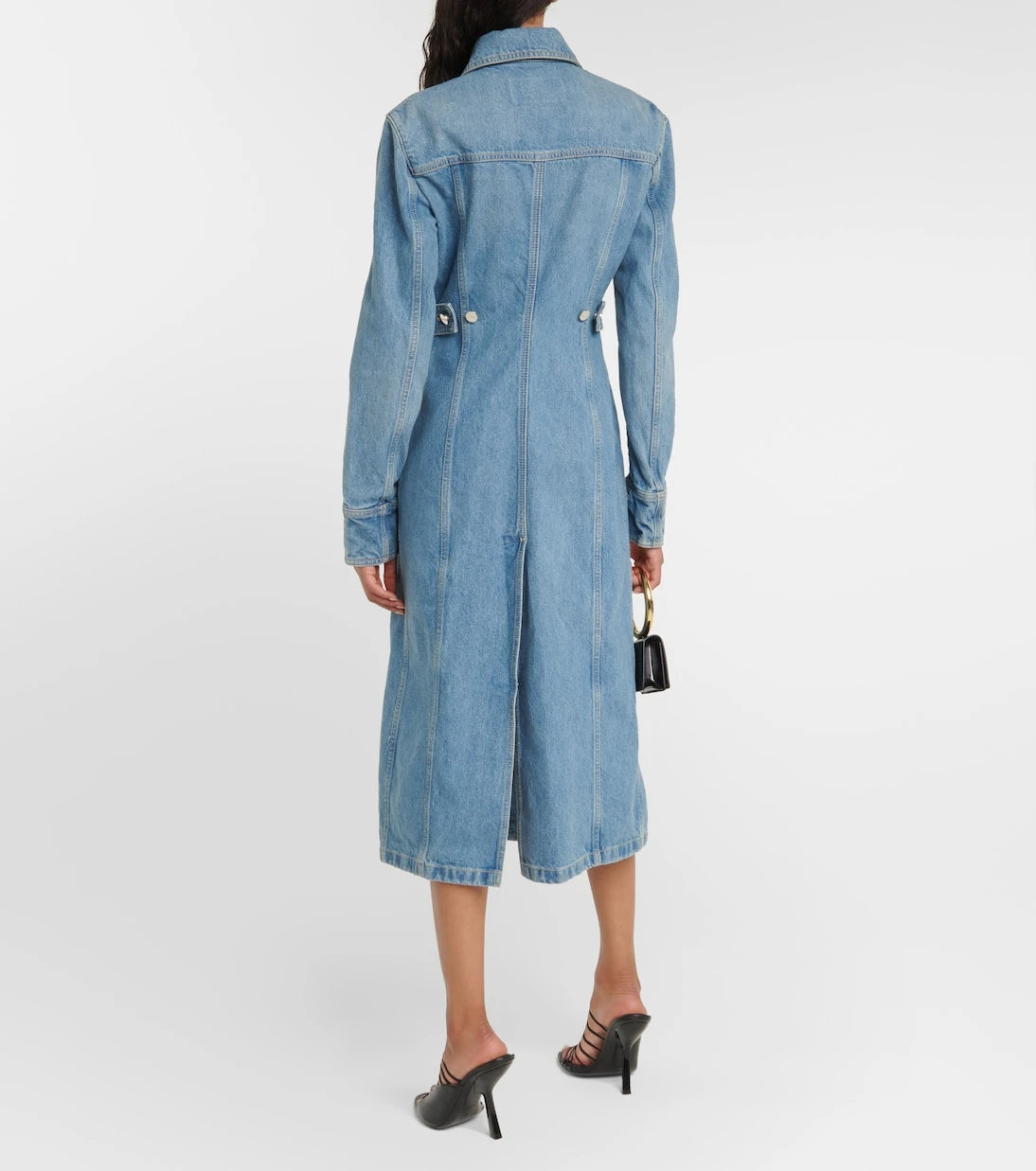 Ferragamo - Cotton denim shirt dress