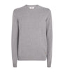 Grey Cashmere Crew-Neck Sweater