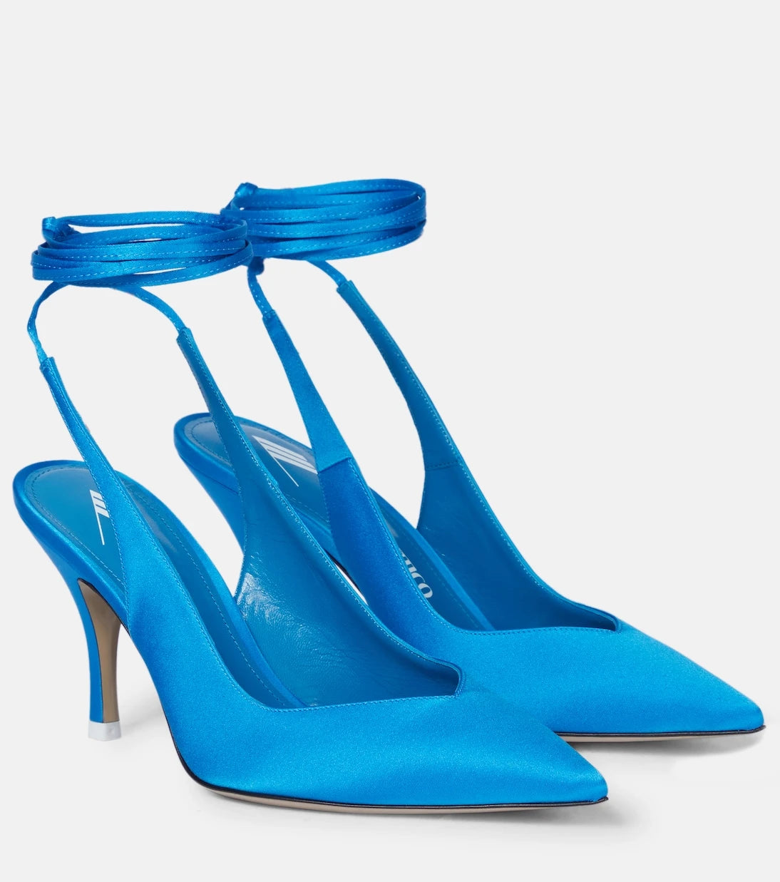 The Attico - Venus 85 satin pumps