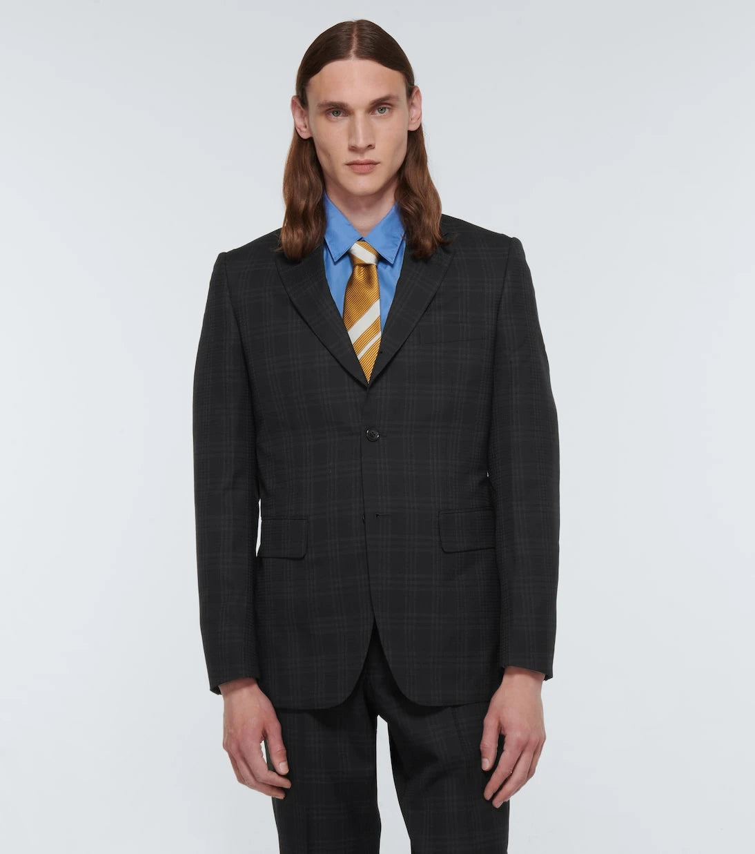 Comme des Garçons Homme Deux - Checked wool blazer