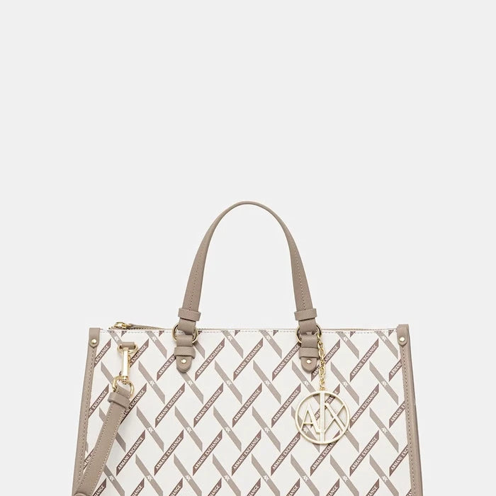 Armani Exchange шопинг чанта дамска от имитация на кожа