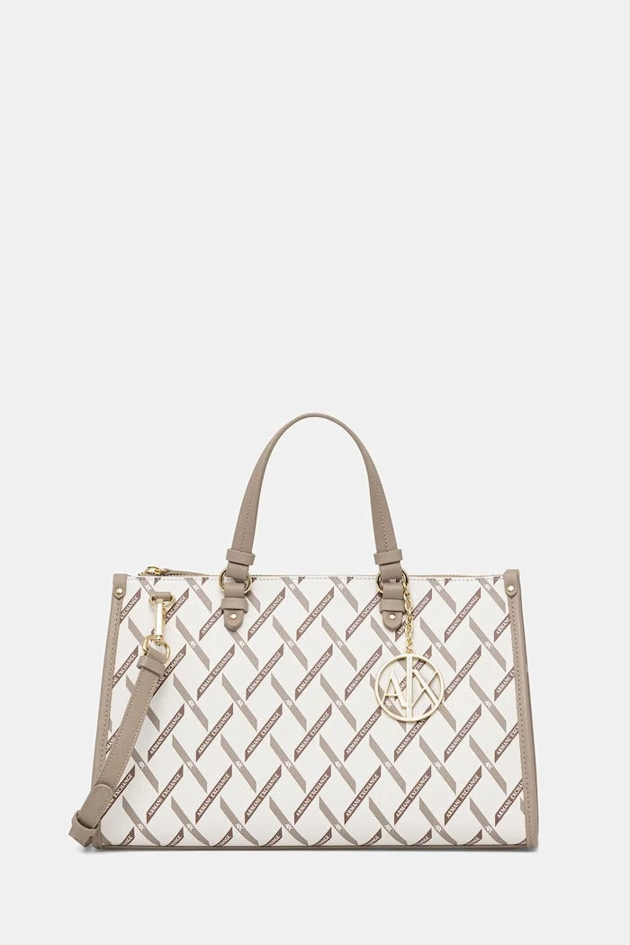 Armani Exchange шопинг чанта дамска от имитация на кожа