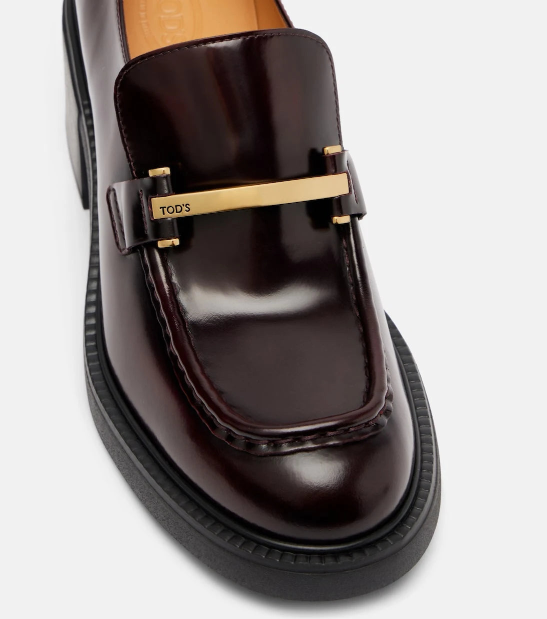 Tod's - 60 leather loafer pumps