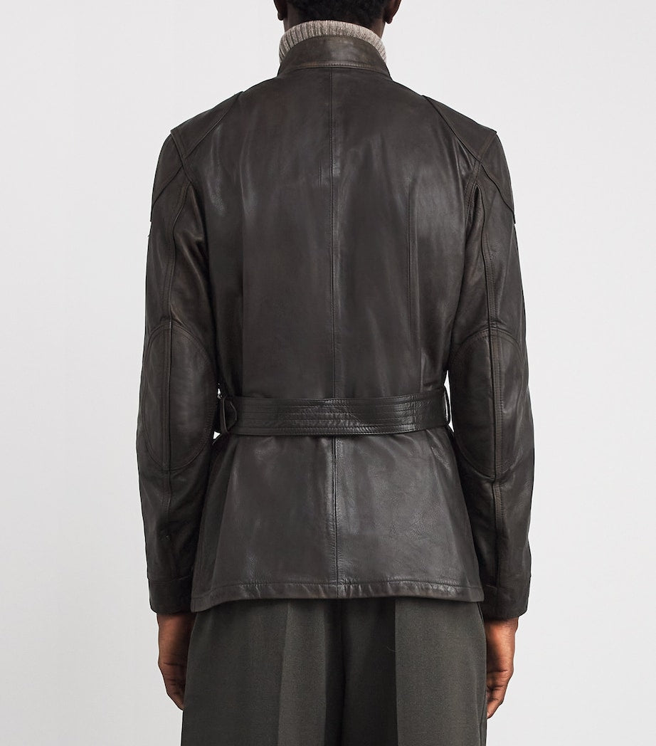 Green Legacy Trialmaster Panther Leather Jacket