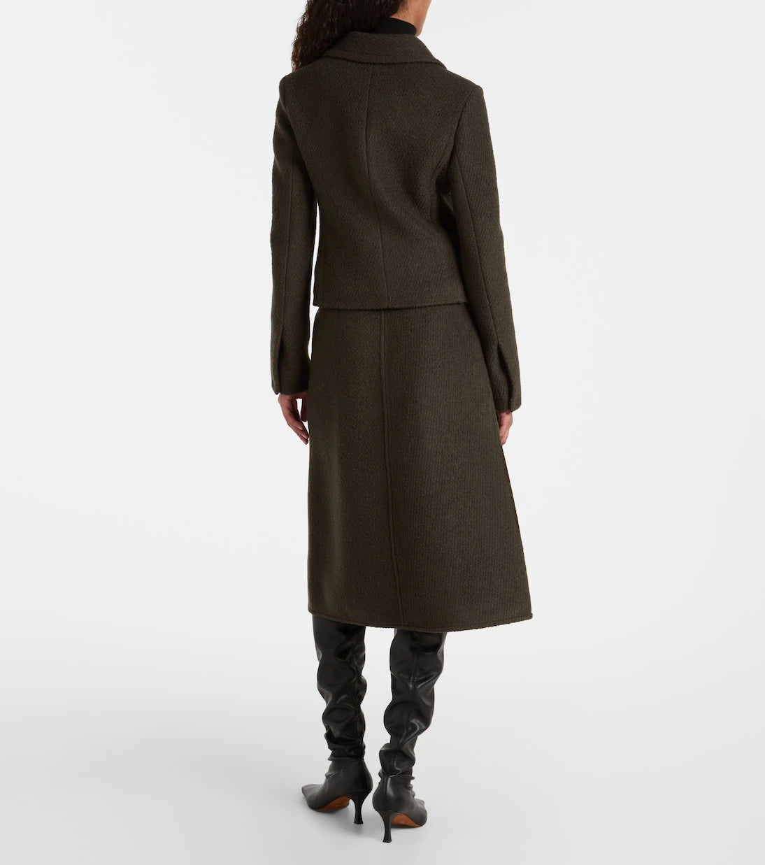 Proenza Schouler - Kinsley wool-blend twill bouclé jacket