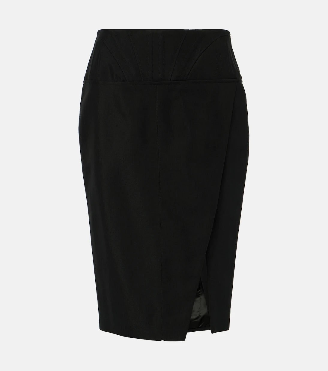 Mugler - High-rise pencil skirt