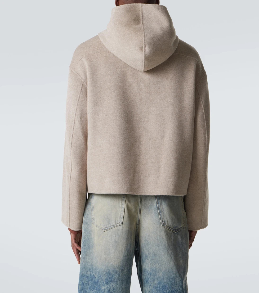 Acne Studios - سترة بغطاء للرأس من الصوف والكشمير