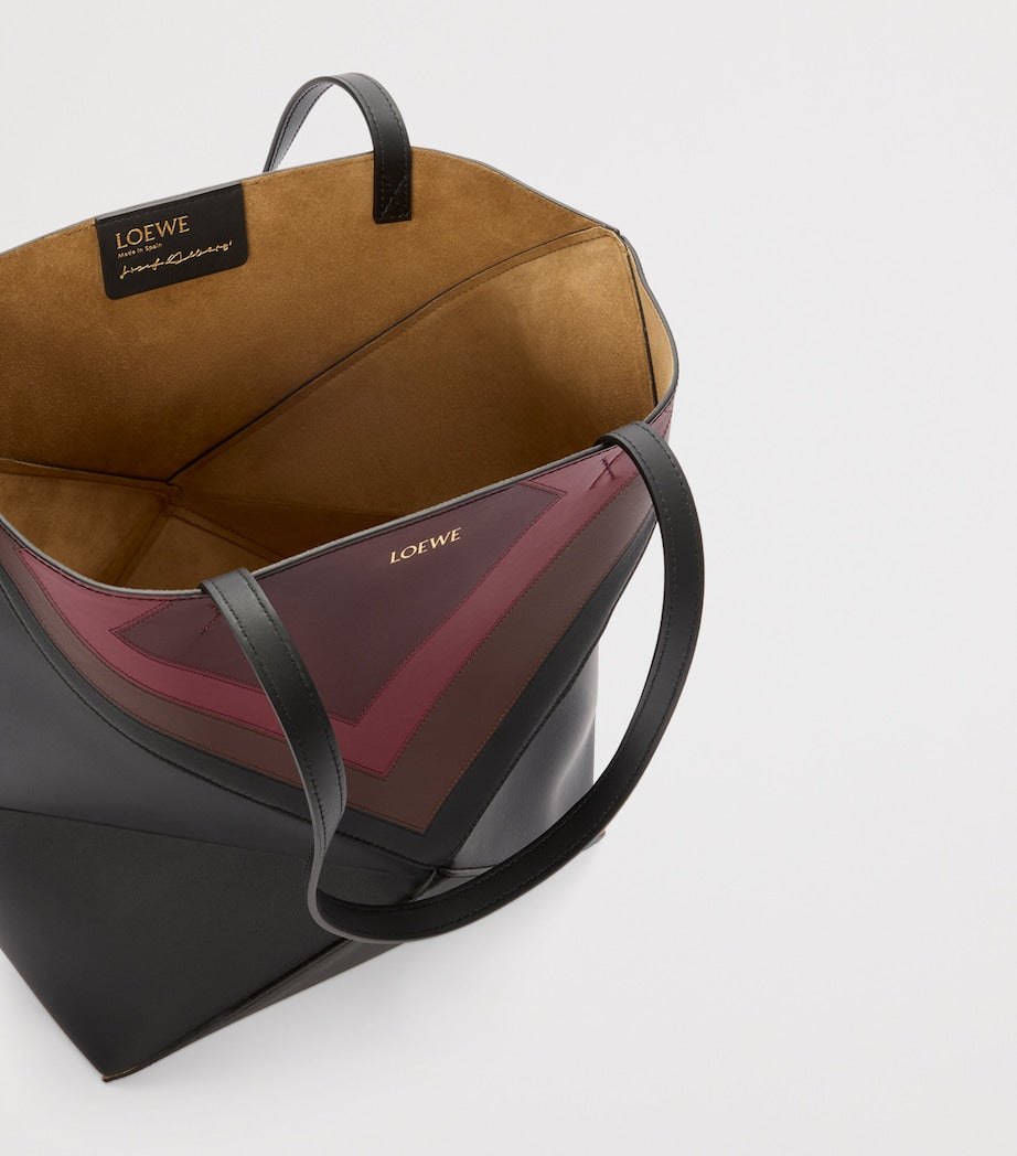 LOEWE x Albers Medium Leather Puzzle Fold Tote Bag