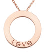 Rose Gold LOVE Necklace