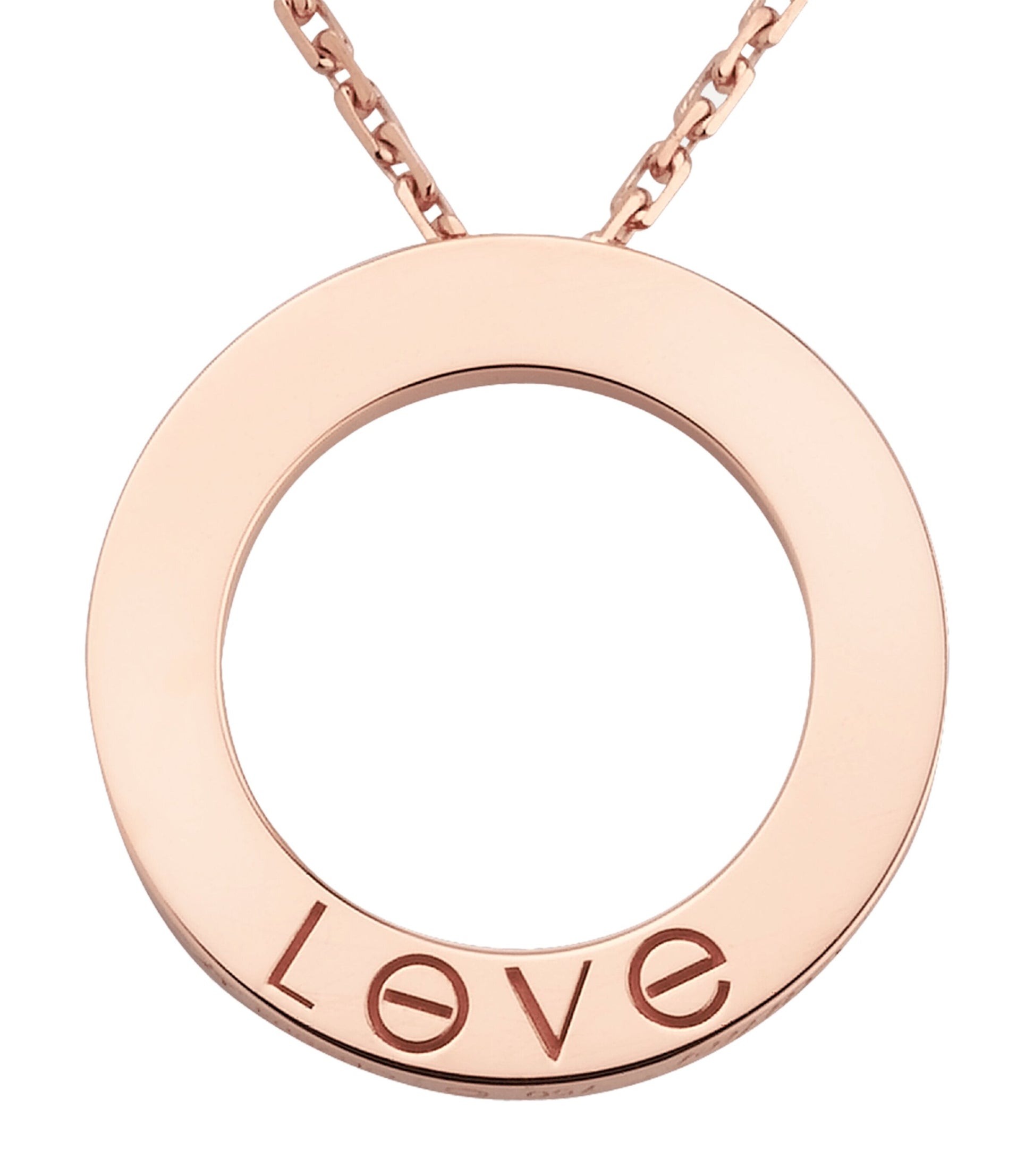 Rose Gold LOVE Necklace