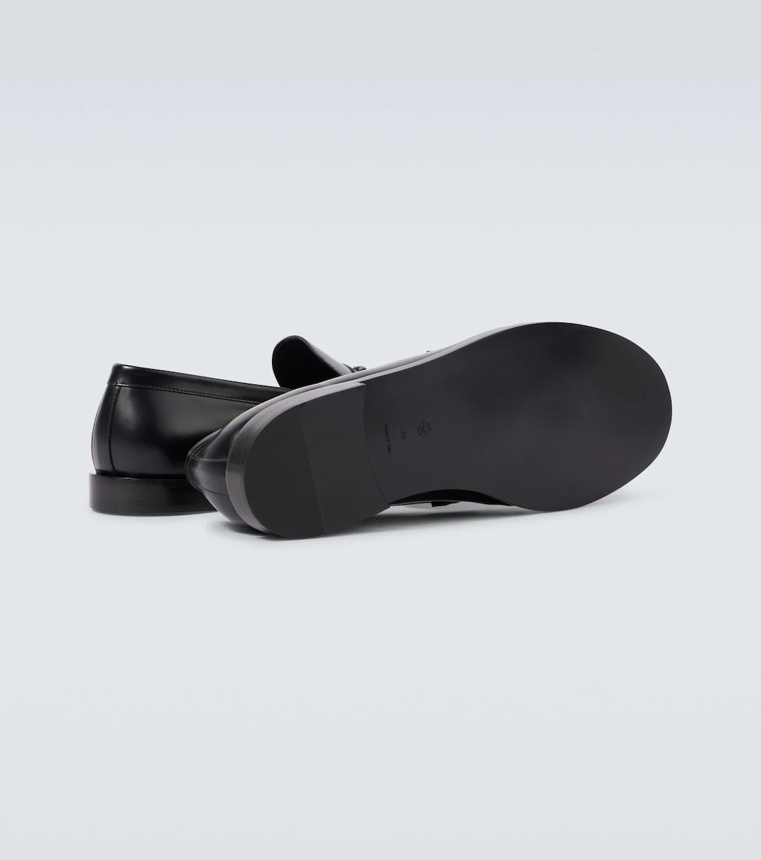 The Row - Polished leather loafers