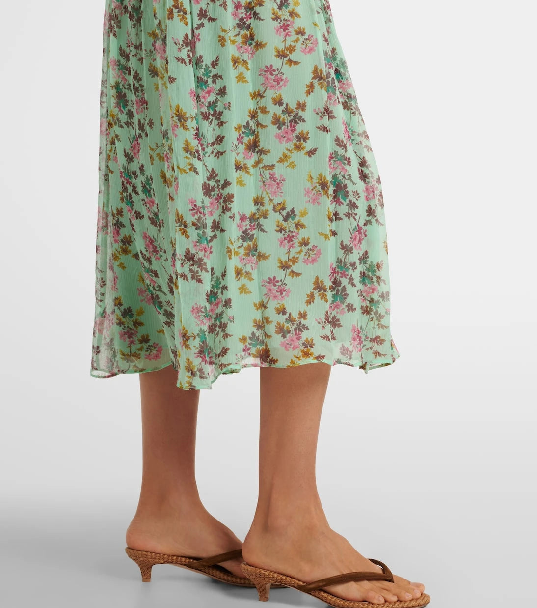 Ulla Johnson - Celestina floral silk chiffon midi dress