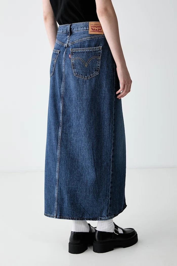 Levi's Denim Yırtmaçlı Etek ANKLE COLUMN