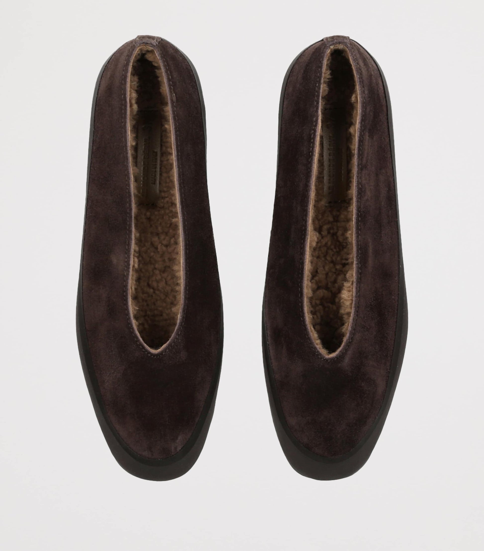 Le Monde Beryl Brown Suede Apres Ski Flats