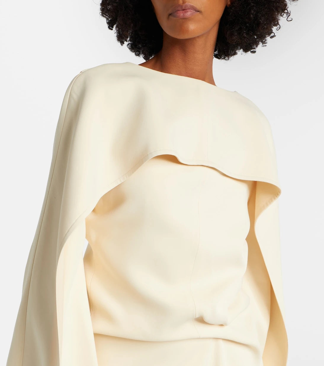 Khaite - Draped crêpe maxi dress