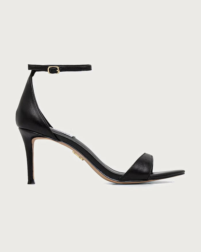 Steve Madden deri yüksek topuklu sandalet Necy