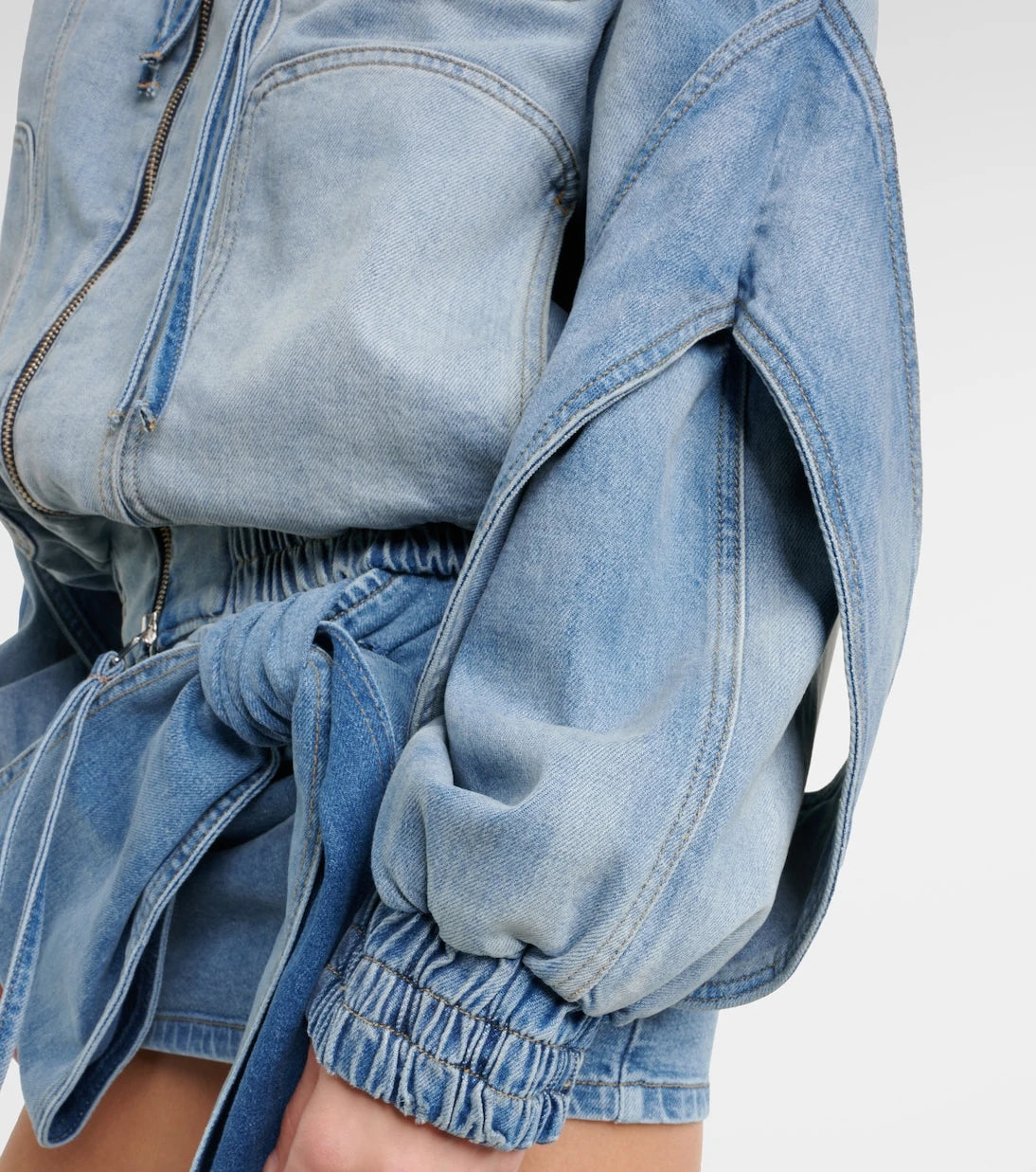 Blumarine - Denim bomber jacket