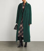 Wolk Morais Green Cashmere On Set Wrap Coat