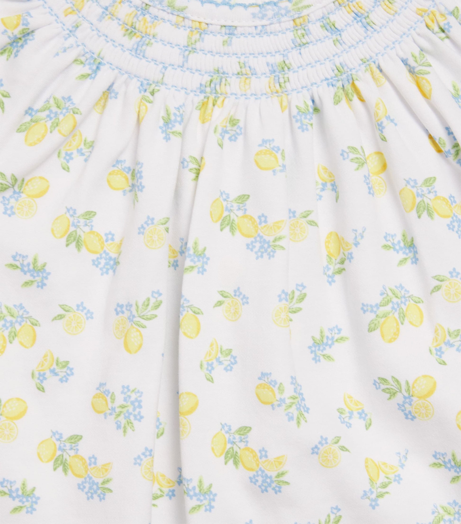 Pima Cotton Lemon Blossom Playsuit (9 Months)