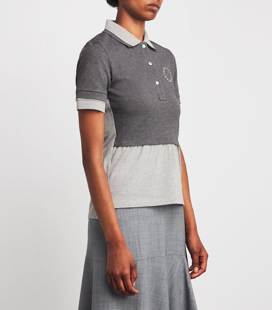 Stella McCartney Multi Cotton Layered Polo Shirt