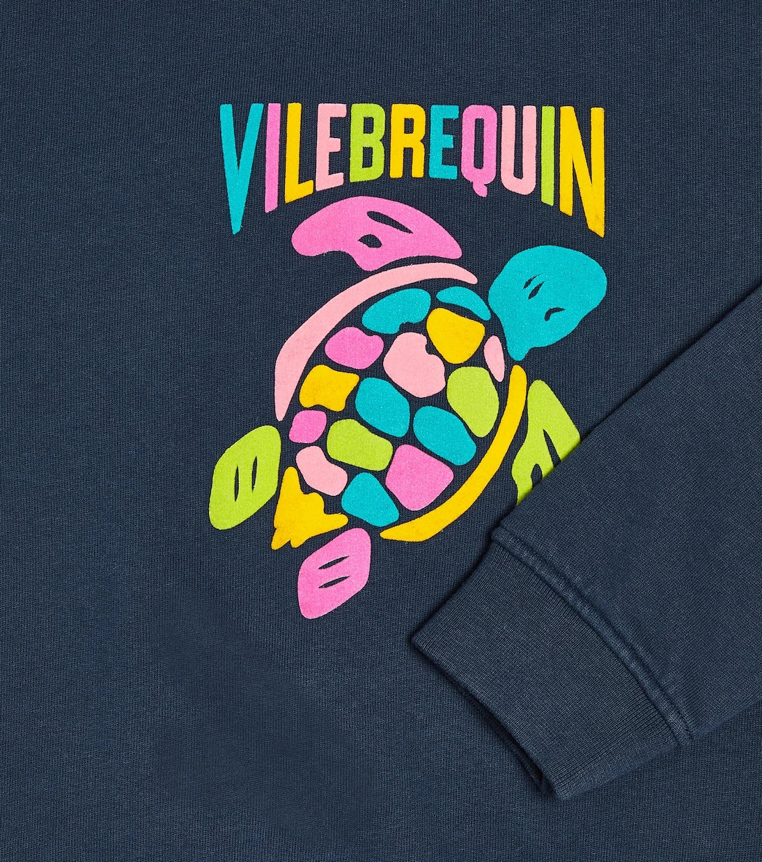 Vilebrequin Kids - سويت شيرت من القطن المخلوط مطبوع بشعار العلامة